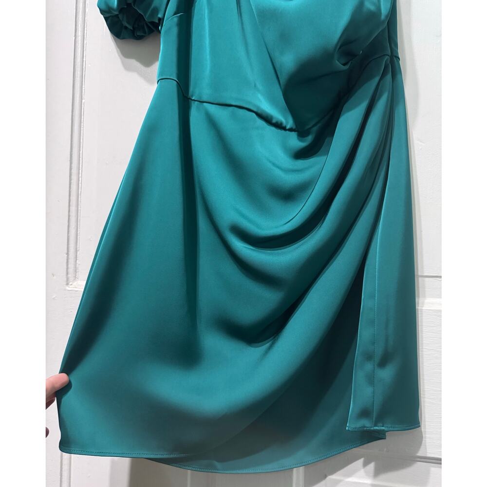 NWT Sachin Babi Green One Shoulder Amelia Mini Dress Size 6 - Picture 4 of 13